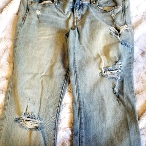Size 10 American eagle kick boot distressed jeans